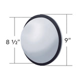 8-1/2" 430 Stainless Steel Full Dome Convex Mirror