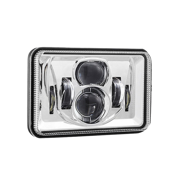 4x6” PROJECTOR LED HEADLIGHT - CHROME