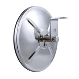 8 1/2" Stainless Convex Mirror - Center Stud